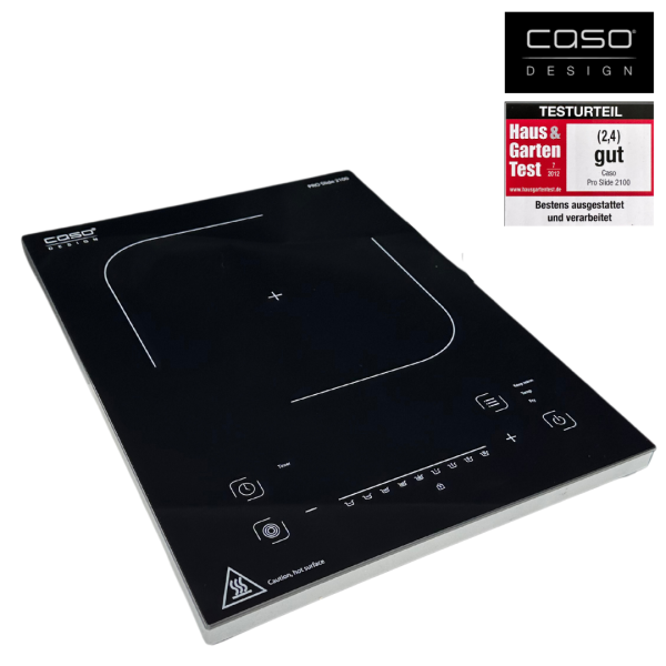 CASO PRO Slide 2100 Induktionskochplatte, Timer, Touch Control