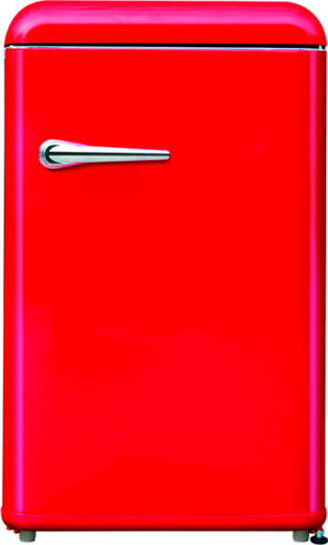 WOLKENSTEIN Retro Kühlschrank WKS125RT FR, Rot, 118 Liter Nutzinhalt