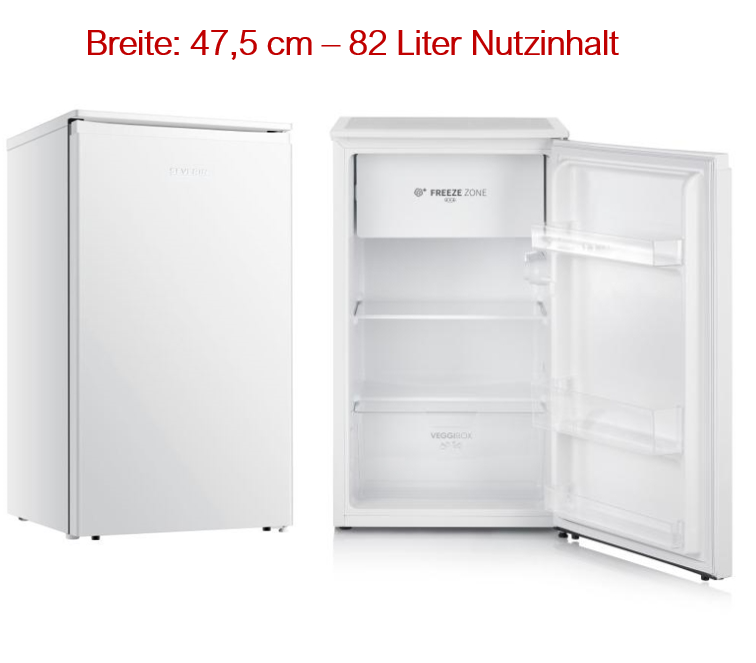 Severin TKS 8845 *E* Tisch-Kühlschrank mit Gefrierfach - weiß, Kühl-Gefrierkombinationen, Kühlen & Gefrieren