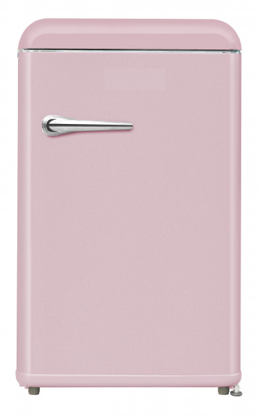 WOLKENSTEIN Retro Kühlschrank WKS125RT SP, Pink, 118 Liter Nutzinhalt